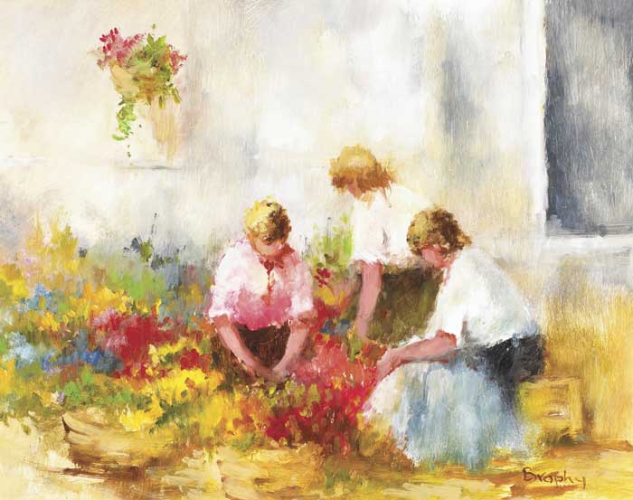 GARDENING by Elizabeth Brophy sold for 1,700 at Whyte's Auctions
