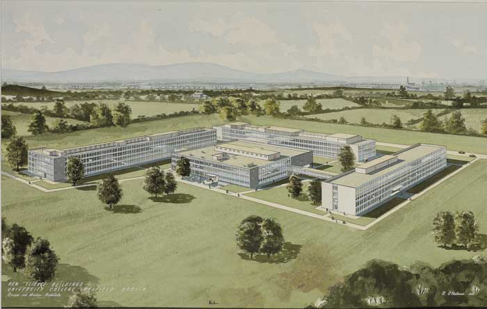 1970s Architects Proposal for New Science Bulding at UCD Belfield at Whyte's Auctions