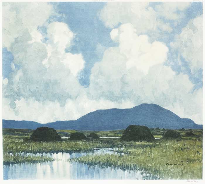 WESTERN BOGLAND, c.1941 by Paul Henry RHA (1876-1958) at Whyte's Auctions
