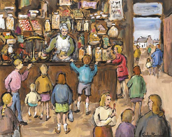 THE SWEETIE SHOP by Gladys Maccabe sold for 5,000 at Whyte's Auctions