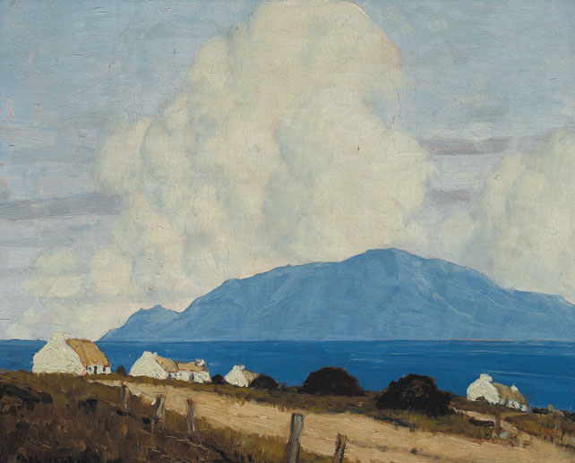 WEST OF IRELAND LANDSCAPE, 1925-1935 by Paul Henry RHA (1876-1958) at Whyte's Auctions