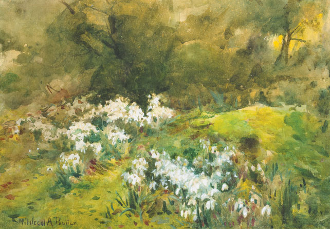 SNOW DROPS by Mildred Anne Butler sold for 1,800 at Whyte's Auctions