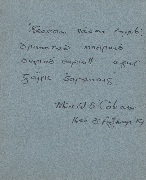 1918-2002: Sinead Mason's autograph book including notes and signatures of Michael Collins and Eamon de Valera at Whyte's Auctions