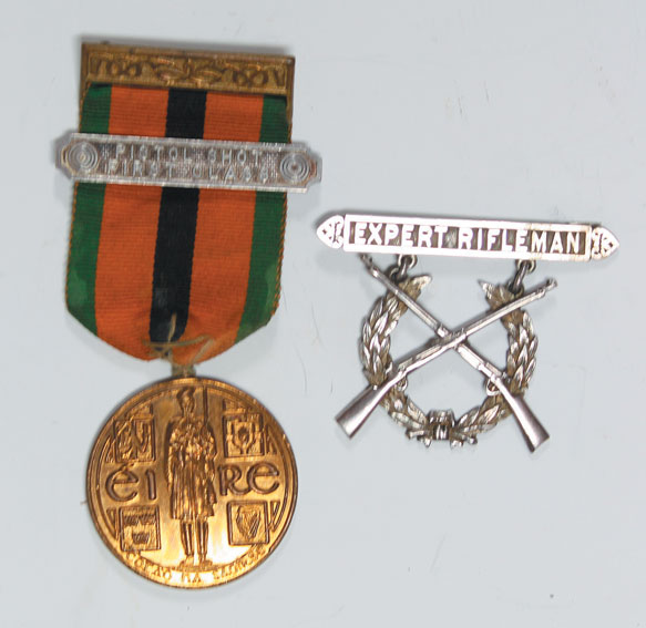 1971 50th Anniversary of the Truce Medal and U.S. Marine Corps badges to Joseph Byrne Irish Citizen Army at Whyte's Auctions