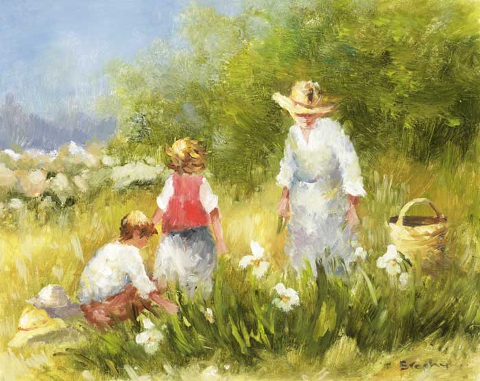 IN THE GARDEN by Elizabeth Brophy sold for 1,200 at Whyte's Auctions