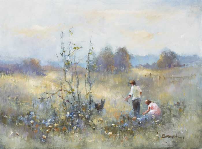 GATHERING FLOWERS by Elizabeth Brophy sold for 1,000 at Whyte's Auctions