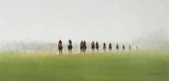 EARLY MORNING ON THE DOWN, c.1981 by Anthony Robert Klitz sold for 600 at Whyte's Auctions