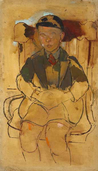 BOY IN SCHOOL UNIFORM, c.1934-38 by Stella Steyn sold for 280 at Whyte's Auctions