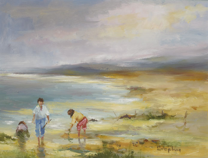 A SANDY BEACH by Elizabeth Brophy sold for 1,100 at Whyte's Auctions
