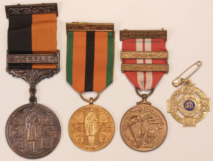 1919-46: War of Independence to Emergency medal group awarded to Captain E. O'Boyle at Whyte's Auctions