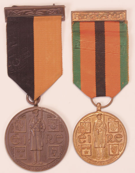 1919-21: War of Independence medal and 1971 Truce medal pair at Whyte's Auctions
