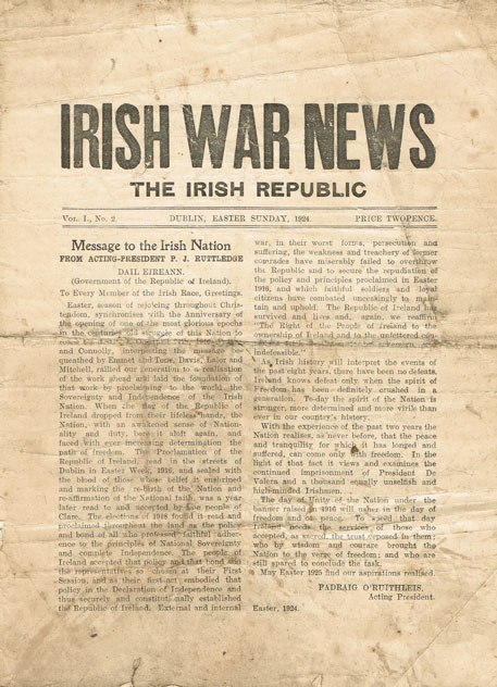 1924: Irish War News Vol. 1 No. 2 at Whyte's Auctions