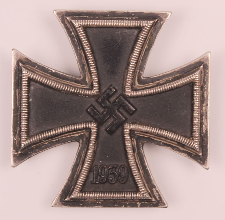 1939-45: Third Reich Iron Cross 1st Class and wound badges at Whyte's Auctions