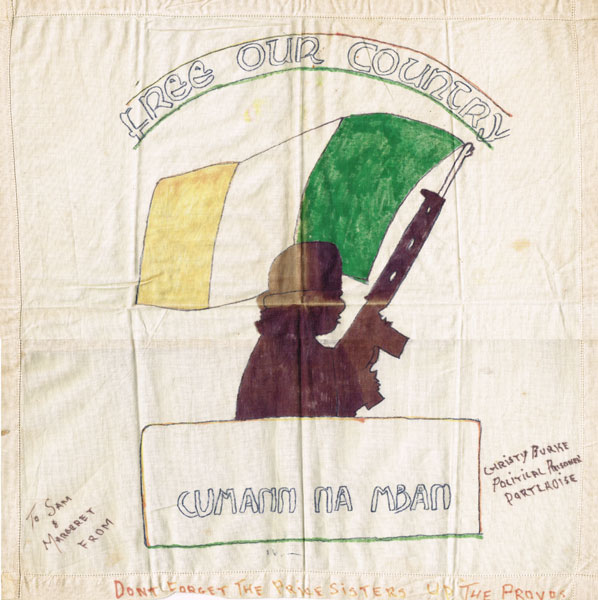 1970s: Christy Burke Portlaoise prisoner handkerchief artwork at Whyte's Auctions