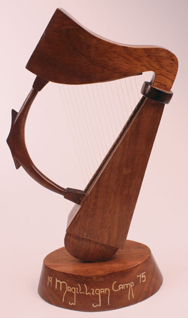 1975: Magilligan Camp prisoner art harp at Whyte's Auctions