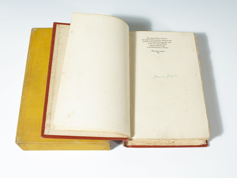 James Joyce Finnegans Wake signed limited edition at Whyte's Auctions