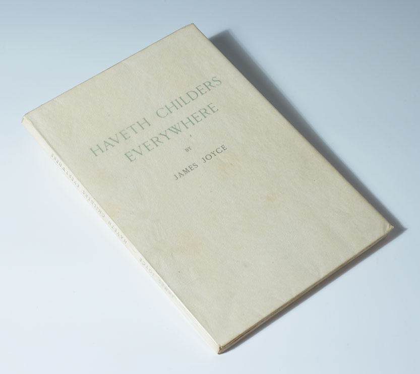 James Joyce Haveth Childers Everywhere signed first edition at Whyte's Auctions