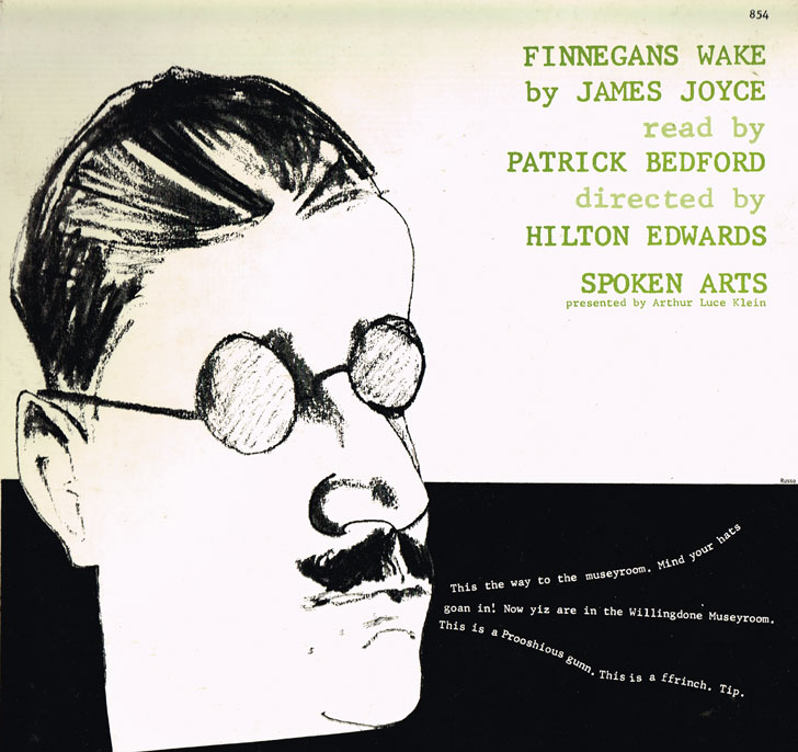 James Joyce interest vinyl albums including Finnegans Wake read by Patrick Bedford at Whyte's Auctions