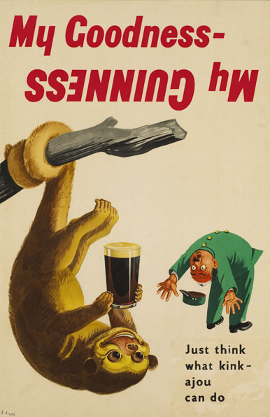'My Goodness, My Guinness, Just think Kinkajou Can Do' poster at Whyte's Auctions