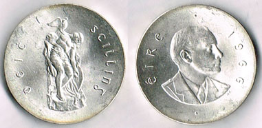 1966 Anniversary of 1916 Rising silver ten shillings accumulation at Whyte's Auctions