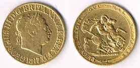 Great Britain. George III, gold sovereign, 1817. at Whyte's Auctions