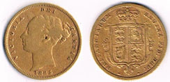 Great Britain. Victoria half sovereigns, 1885 'Shield' reverse and 1894 'old head'. at Whyte's Auctions