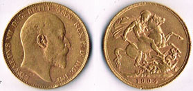 Great Britain. Edward VII gold sovereigns, 1904 and 1905. at Whyte's Auctions