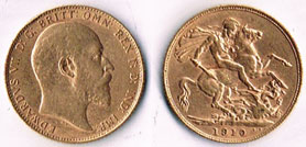 Great Britain. Edward VII and George V sovereigns, 1910 and 1918. at Whyte's Auctions