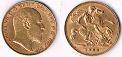 Great Britain. Edward VII gold half sovereign. at Whyte's Auctions