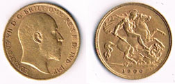 Great Britain. Edward VII collection of gold half sovereigns: 1905-1910 complete. at Whyte's Auctions