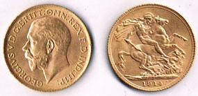 Great Britain. George V sovereigns, 1912 and 1914. at Whyte's Auctions