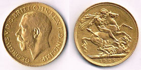 Great Britain. George V gold sovereign, 1925. at Whyte's Auctions