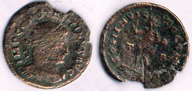 Rome. 200AD to 400AD small hoard of small copper coins. at Whyte's Auctions