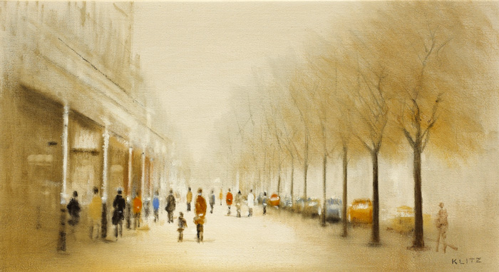 TREE LINED STREET, CHELTENHAM by Anthony Robert Klitz sold for 850 at Whyte's Auctions