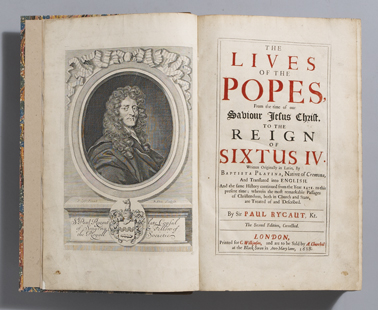 PLATINA ( Bartolomeo ). The Lives of the Popes  Written originally in Latin  translated into English  continued  to this present ti at Whyte's Auctions