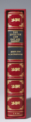 EBERLEIN ( Harold D. ) & RICHARDSON ( A. E. ). The English Inn, past and present. A review of its history and social life. Philadelphia at Whyte's Auctions