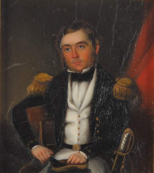 circa 1840: Portrait of a Naval Officer believed to be Captain Alexander Anderson Royal Navy at Whyte's Auctions