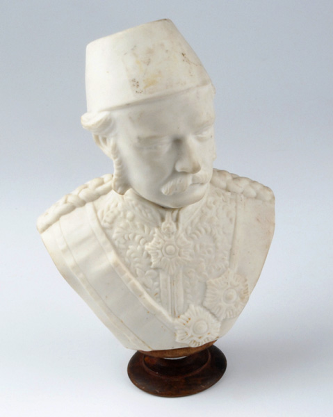 19th Century: Major-General Gordon of Khartoum parian bust at Whyte's Auctions