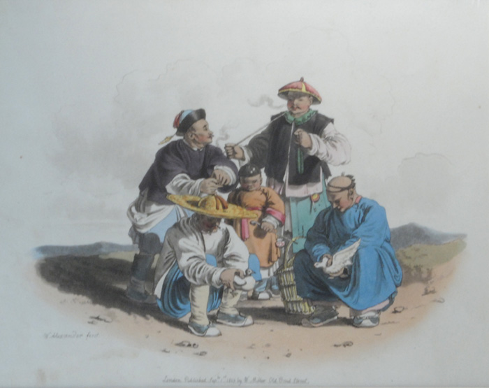 1805: Costume of China framed coloured engravings at Whyte's Auctions