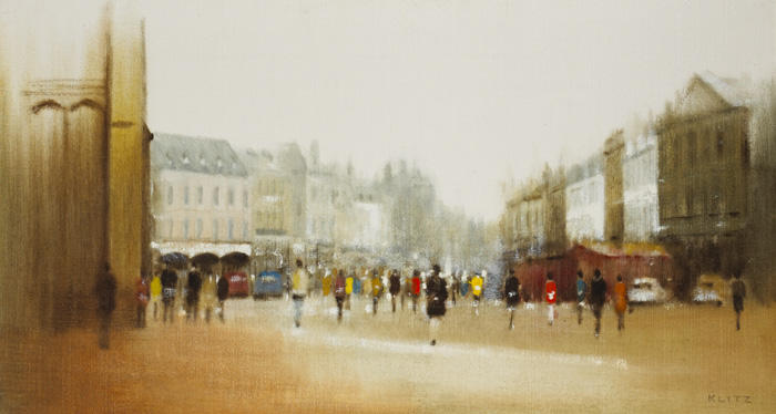 BUSY SHOPPERS by Anthony Robert Klitz sold for 750 at Whyte's Auctions