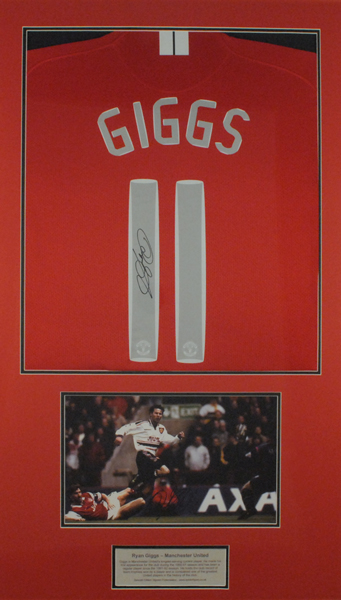 2008: Manchester United Ryan Giggs signed shirt at Whyte's Auctions