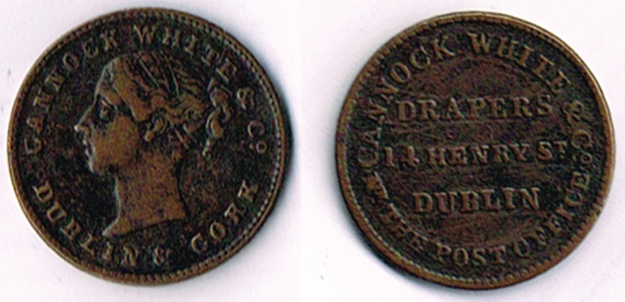 19th Century farthing tokens collection. at Whyte's Auctions