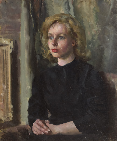 PORTRAIT OF A YOUNG WOMAN by James le Jeune sold for 950 at Whyte's Auctions