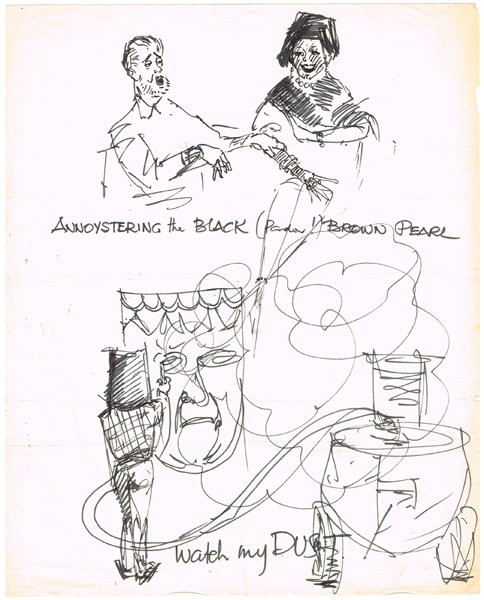 1968-69: Collection of Spike Milligan drawings. at Whyte's Auctions