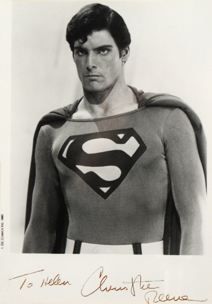 Christopher Reeve: Signed photograph at Whyte's Auctions