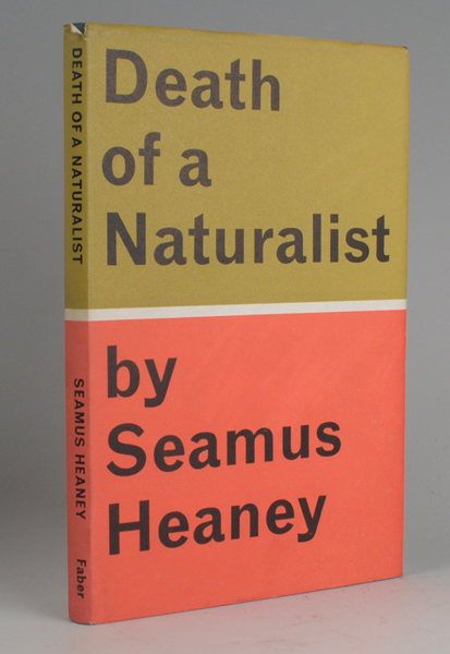 Heaney, Seamus. Death of a Naturalist signed first edition at Whyte's Auctions