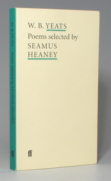 Heaney, Seamus. W.B. Yeats Selected Poems signed at Whyte's Auctions