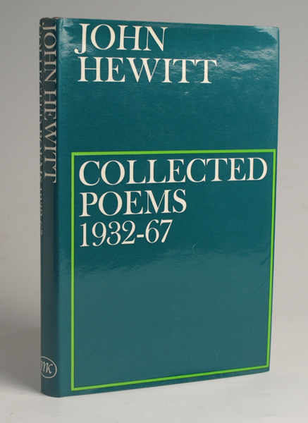 Hewitt, John. Collection of signed books and publications at Whyte's Auctions