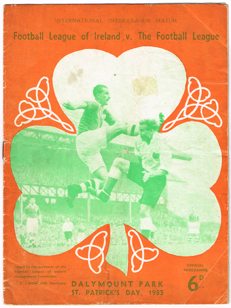 Football. Republic of Ireland internationals collection of programmes 1948-1966. at Whyte's Auctions