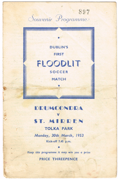 Football. Drumcondra programmes collection, 1940-1967. at Whyte's Auctions